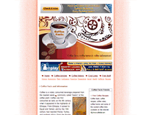 Tablet Screenshot of coffeefacts.com